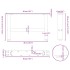 Patas de mesa de centro antracita 2 uds acero 50x(30-31)