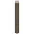 Patas para mesa de centro de acero natural 2 uds 50x(42-43)