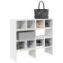 Zapateros 2 uds apilables blanco 89,5x30x40
