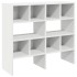 Zapateros 2 uds apilables blanco 89,5x30x40