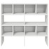 Zapateros 2 uds apilables blanco 89,5x30x40