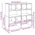 Zapateros 2 uds apilables blanco 89,5x30x40