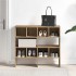 Zapateros 2 uds apilables roble artesanal 89,5x30x40