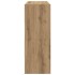 Zapateros 2 uds apilables roble artesanal 89,5x30x40