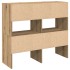 Zapateros 2 uds apilables roble artesanal 89,5x30x40