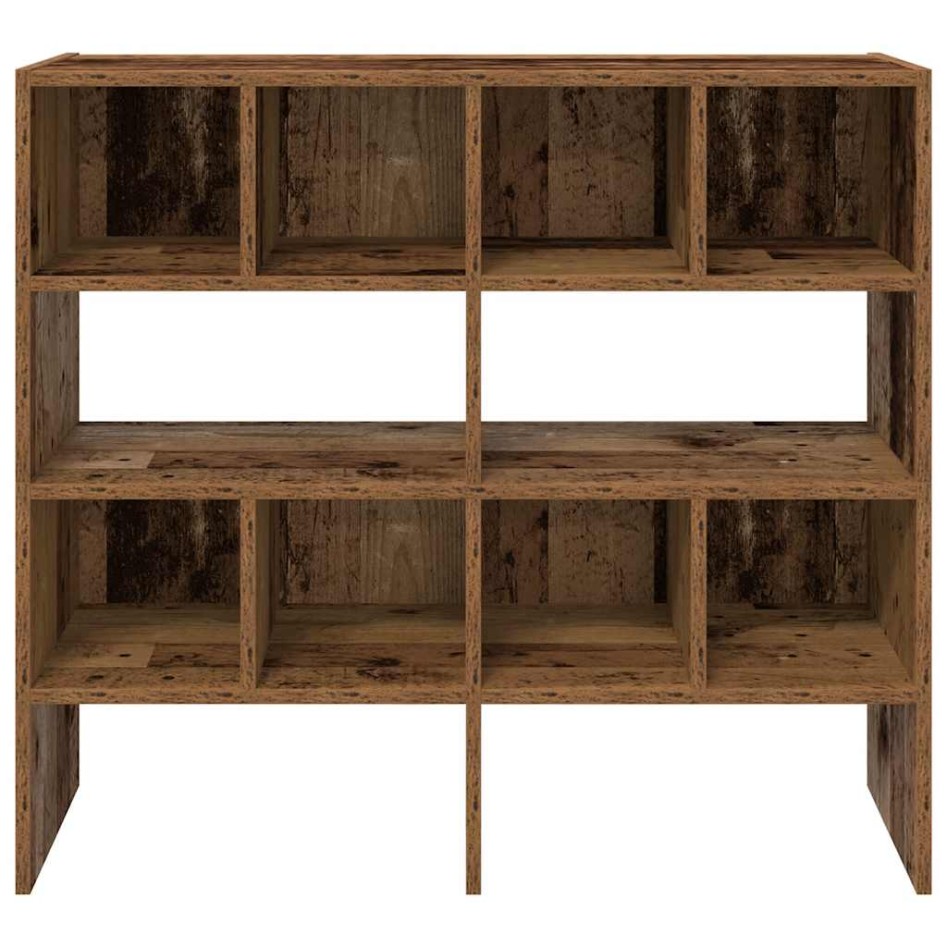 Zapateros 2 uds apilables madera vieja 89,5x30x40