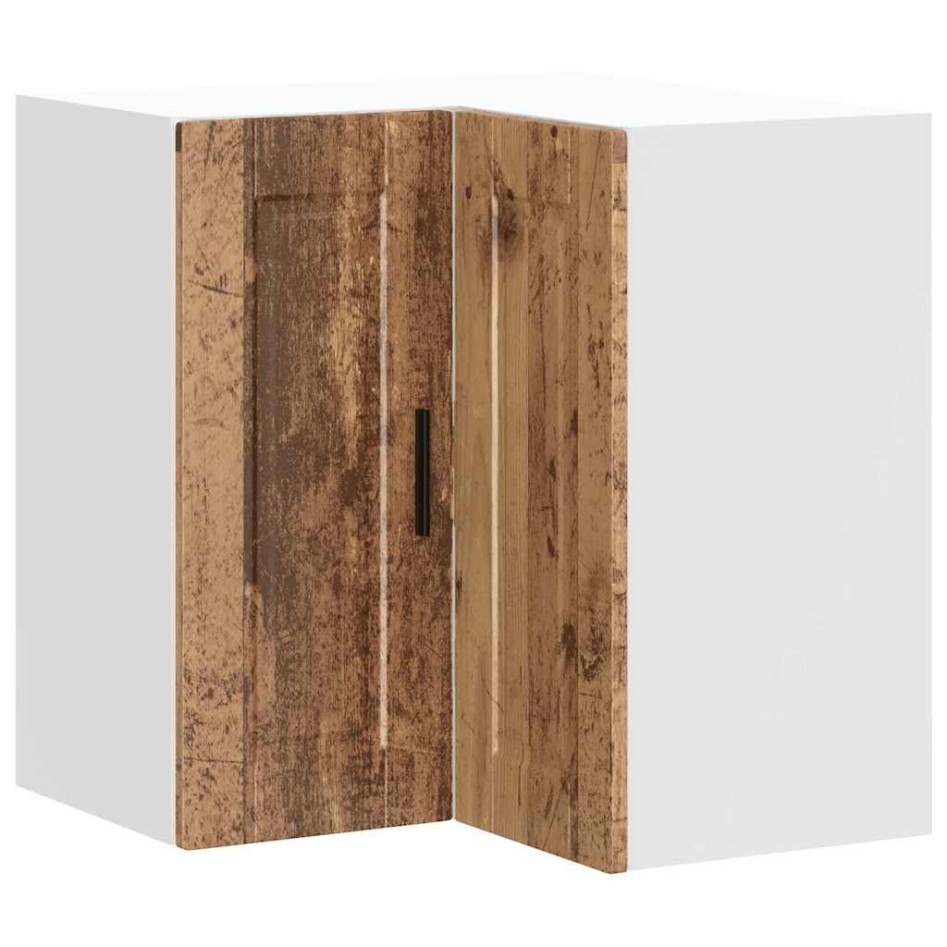 Mueble de cocina esquina pared Porto madera