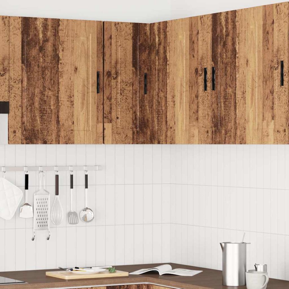 Mueble de cocina esquina pared Porto madera