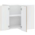 Mueble de cocina esquina pared Porto madera