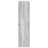 Mueble zapatero madera contrachapada gris sonoma 80x25x100