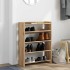 Zapatero artesanal de madera contrachapada 60x25x81