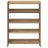 Zapatero artesanal de madera contrachapada 60x25x81