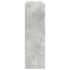 Mueble zapatero madera contrachapada gris hormigón 80x25x81