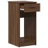 Torre de ordenador con cajón roble marrón 35x45x77