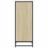 Mueble zapatero madera contrachapada roble sonoma 48x38x97,5
