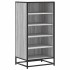 Mueble zapatero madera contrachapada gris sonoma 48x38x97,5