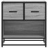 Mesita de noche sonoma gris 60x31x60 cm madera