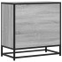 Mesita de noche sonoma gris 60x31x60 cm madera