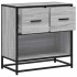 Mesita de noche sonoma gris 60x31x60 cm madera