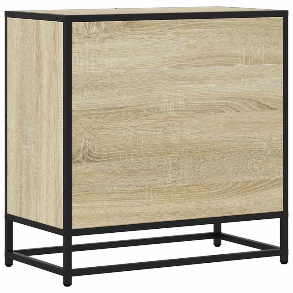 Mesita de noche roble sonoma 60x31x60 cm madera