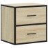 Mesitas de noche de pared 2 unidades roble Sonoma 40x31x39,5