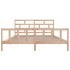 Estructura de cama madera maciza de pino 180x200