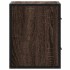 Mesitas de noche pared 2 uds color roble marrón 40x31x39,5