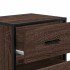 Mesitas de noche pared 2 uds color roble marrón 40x31x39,5