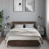 Mesitas de noche de pared 2 unidades gris sonoma 40x31x39,5
