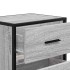 Mesitas de noche de pared 2 unidades gris sonoma 40x31x39,5