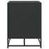 Banco zapatero madera de ingeniería y metal negro 80x40x53,5