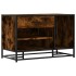 Banco zapatero madera de ingeniería roble ahumado 80x40x53,5