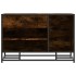 Banco zapatero madera de ingeniería roble ahumado 80x40x53,5