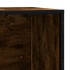 Banco zapatero madera de ingeniería roble ahumado 80x40x53,5