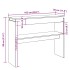 Mesa consola madera de ingeniería roble artesanal 102x30x80