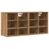Zapateros 2 uds roble artesanal 52x30x50