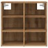 Zapateros 2 uds roble artesanal 52x30x50