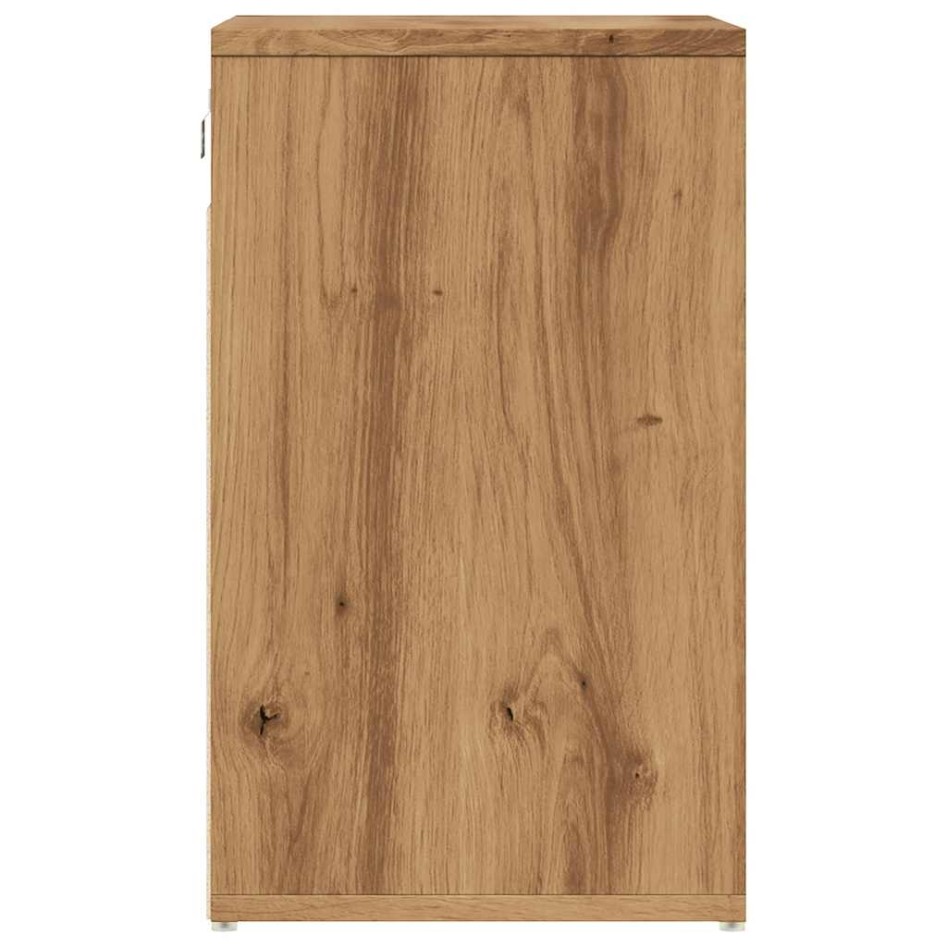 Zapateros 2 uds roble artesanal 52x30x50