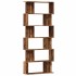 Estantería madera de ingeniería madera envejecida 80x24x192