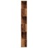 Estantería madera de ingeniería madera envejecida 80x24x192