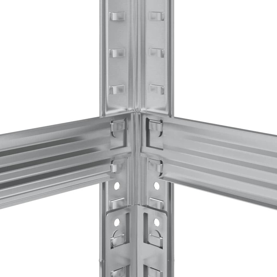 Estantería de 3 capas para neumáticos 2 uds plata 110x40x200