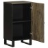 Aparador negro 40x33x75 cm madera maciza