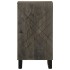 Aparador negro 40x33x75 cm madera maciza