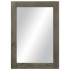 Espejo de baño madera maciza mango gris 50x3x70