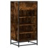 Zapatero madera contrachapada roble ahumado 48x38x97,5