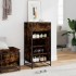 Zapatero madera contrachapada roble ahumado 48x38x97,5