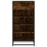 Zapatero madera contrachapada roble ahumado 48x38x97,5