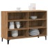 Aparador de madera de ingeniería roble artisan 103,5x35x70