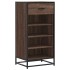 Zapatero madera contrachapada roble marrón 48x38x97,5