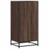Zapatero madera contrachapada roble marrón 48x38x97,5